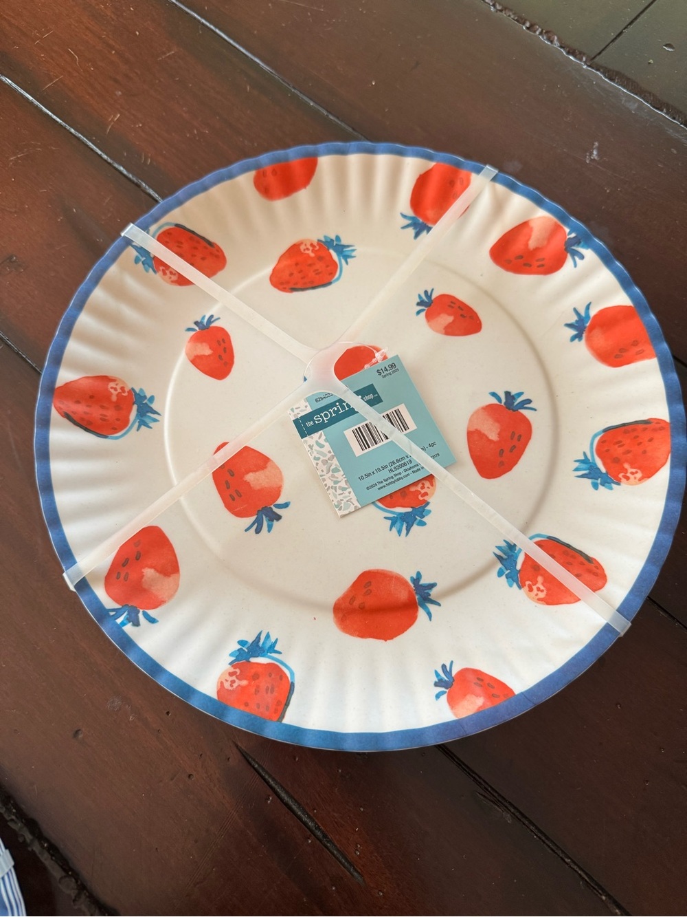 Fruit Salad Print Melamine Bowl & Plate Set - New With Tags - Picture 3 of 9